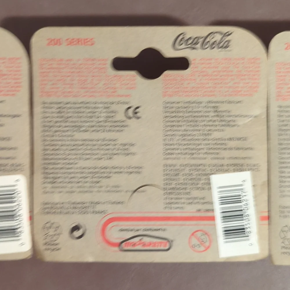 1997 Majorette Coca Cola Coke collectible cars Corvettes T Bird